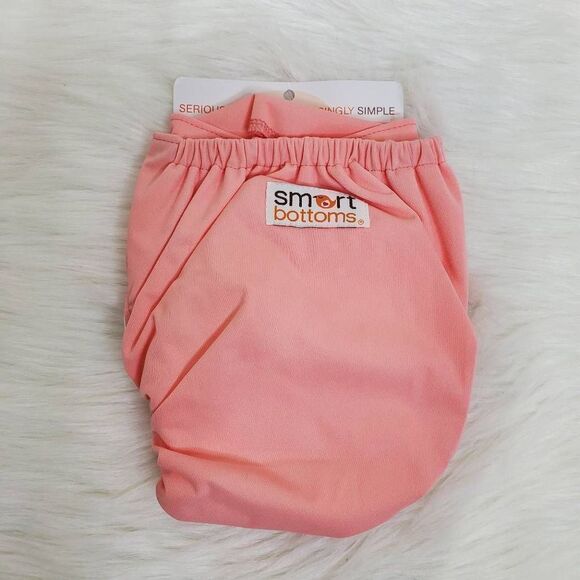 SMART BOTTOMS OS light rose all in one dream diaper. - Picture 2 of 6